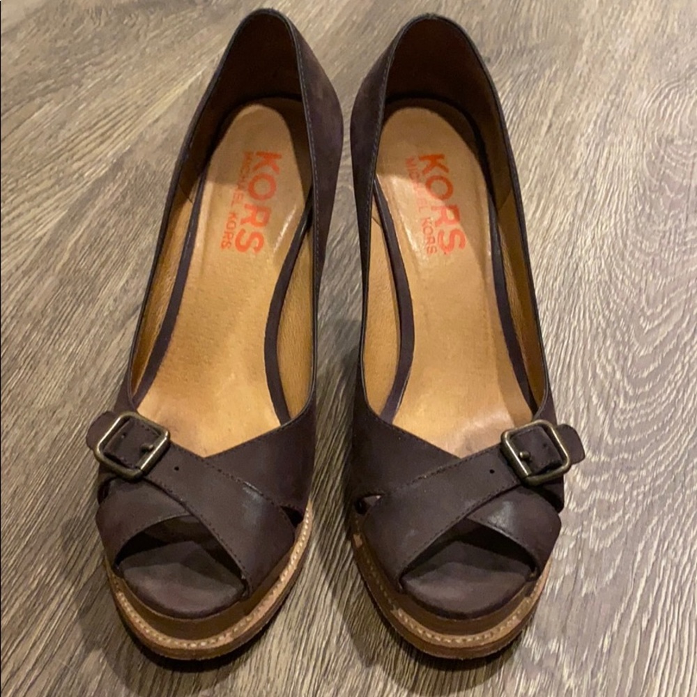 Michael Kors block heel